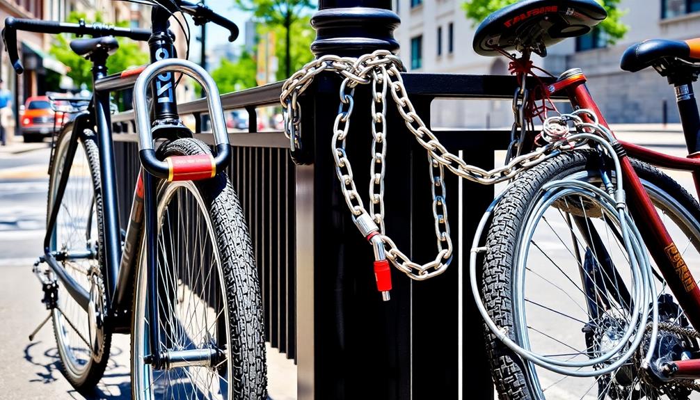 various bike lock types