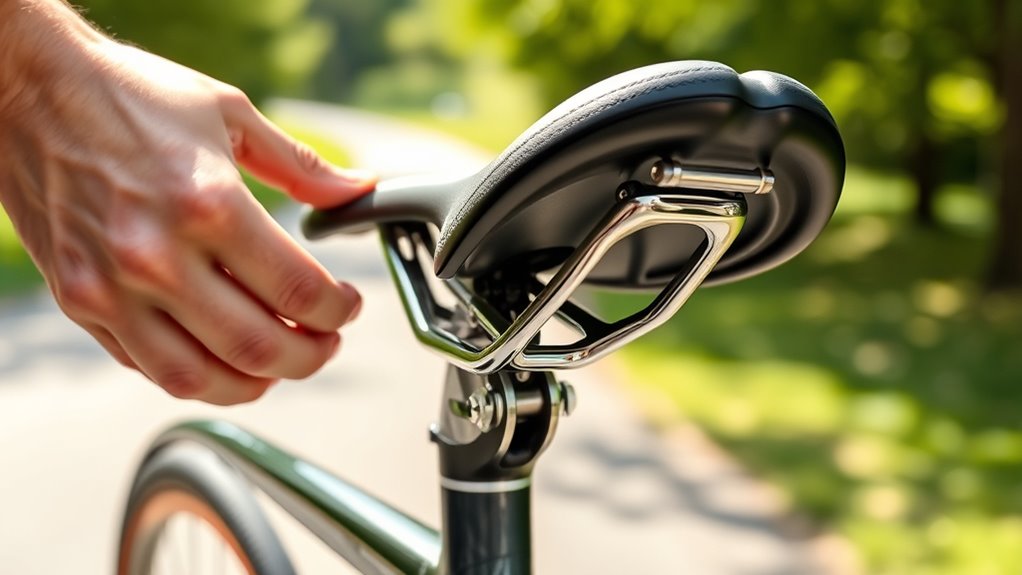 adjusting saddle angle accurately