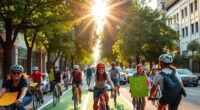 advocate for improved cycling infrastructure