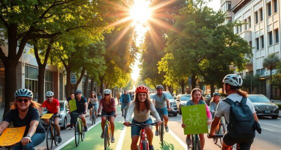 advocate for improved cycling infrastructure
