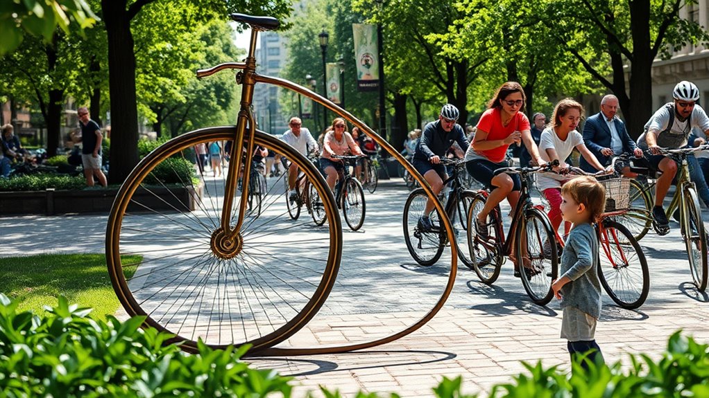 bicycle evolution penny farthing history