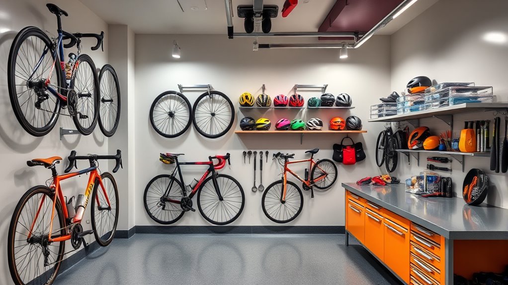 bike storage organization solutions