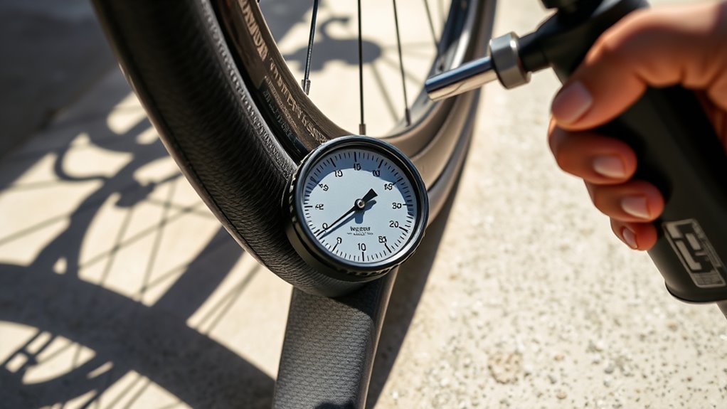 bike tire pressure maintenance