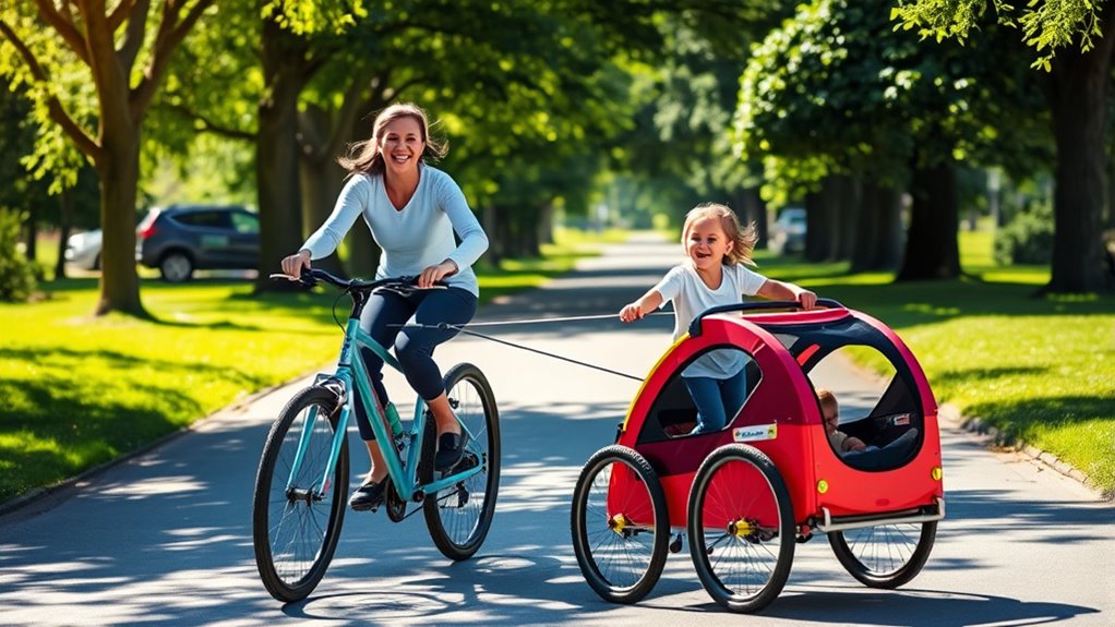 bike towing accessories available