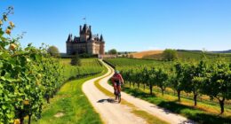 ch teau cycling in france