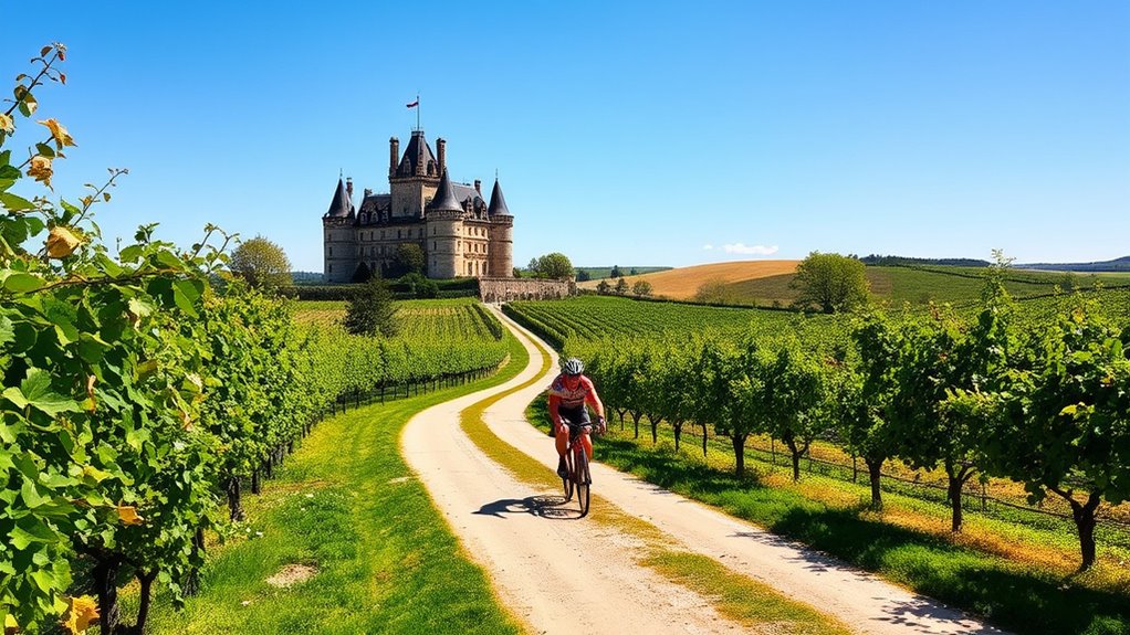 ch teau cycling in france