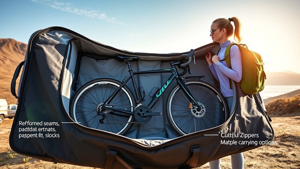 choosing bike transport bags