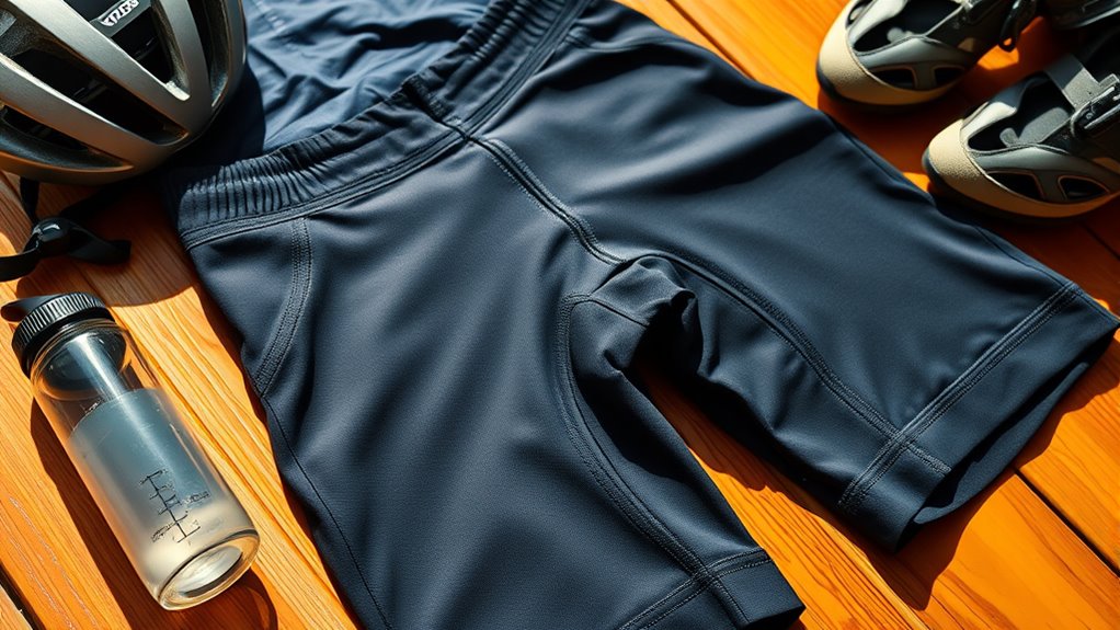comfortable cycling shorts selection
