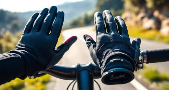 comfortable protective bike gloves