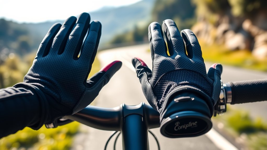 comfortable protective bike gloves