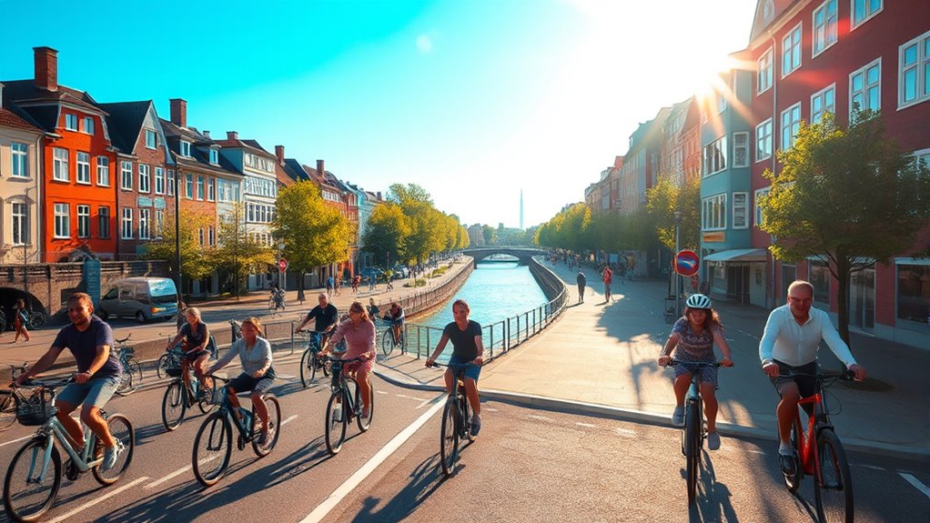 copenhagen s eco friendly biking culture