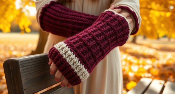 cozy stylish arm warmers