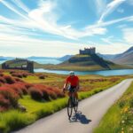 cycling through scottish landscapes