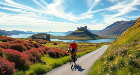 cycling through scottish landscapes