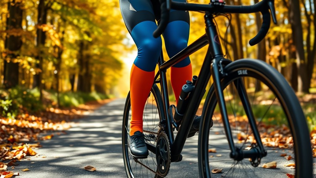 cyclist leg warmer selection