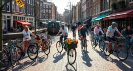 explore amsterdam by bike