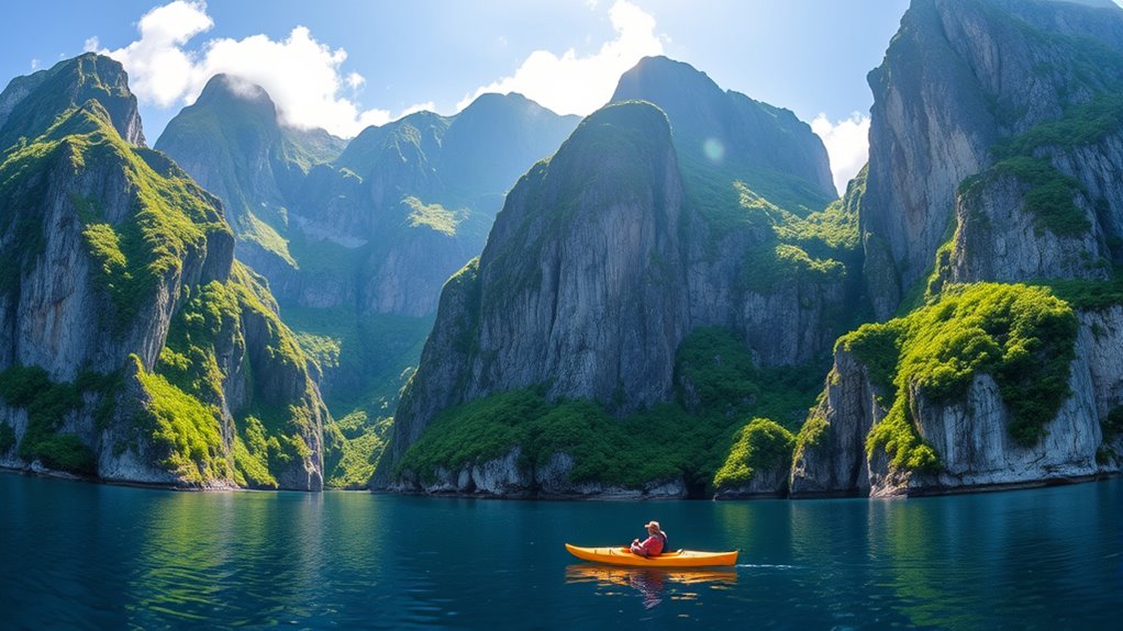 explore fjords by boat