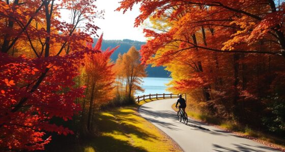 fall foliage bike trails