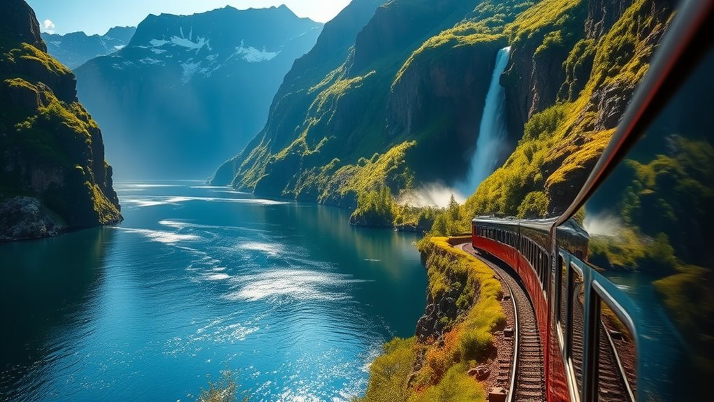 fjord train journey enchantment