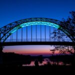 glow in the dark bridge experience