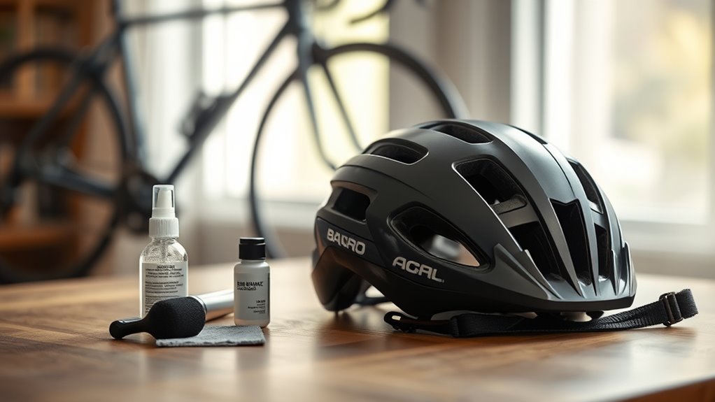 helmet maintenance and care