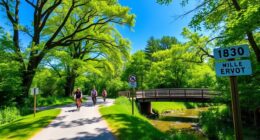 historic scenic biking trail