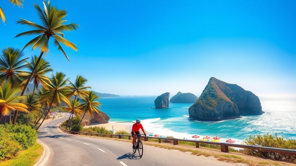 ideal coastal cycling season