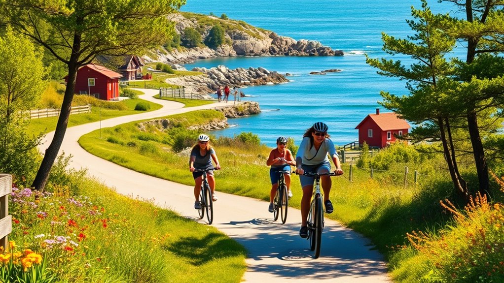 inclusive cycling route options