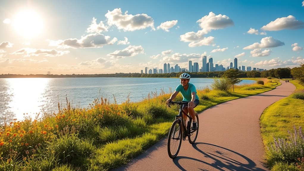 lake hefner trail adventure