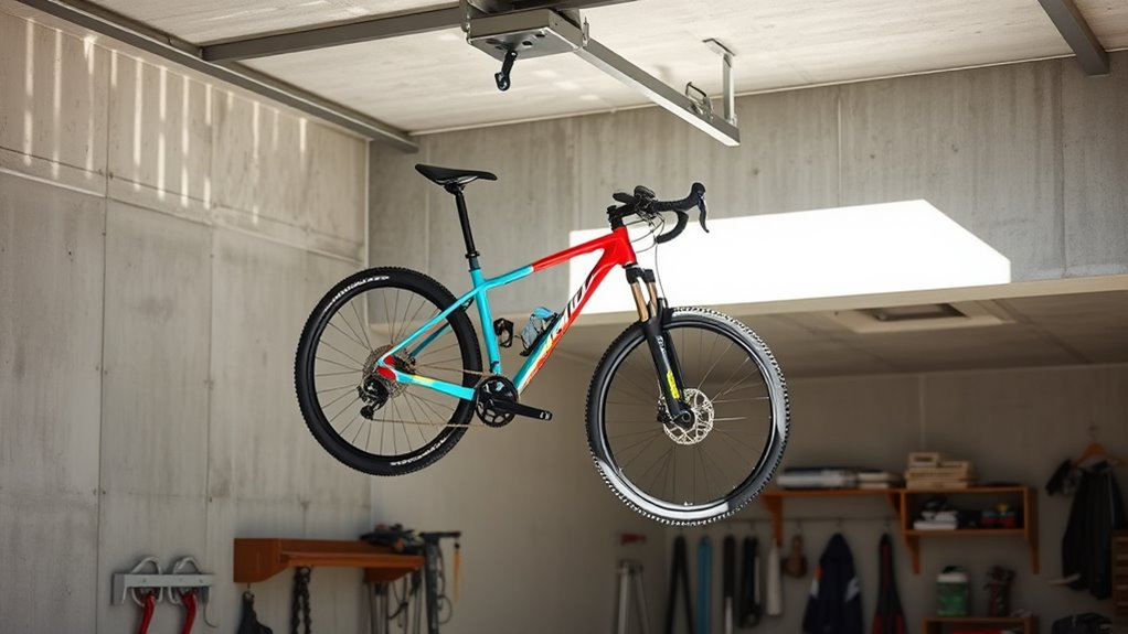 maximize space secure bikes