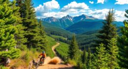 mountain biking adventure trails