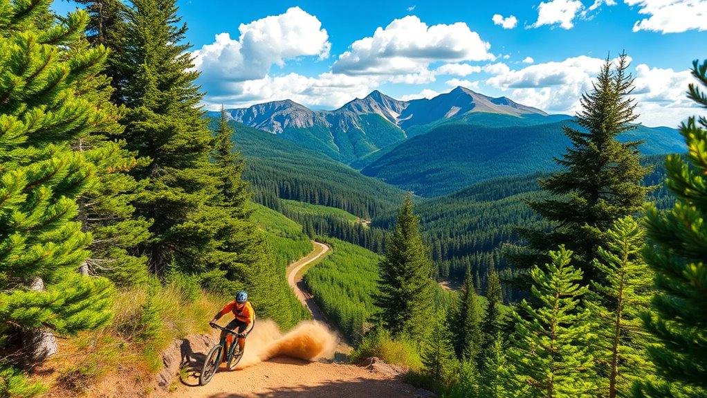 mountain biking adventure trails