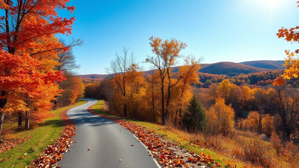 northeast autumn color trails