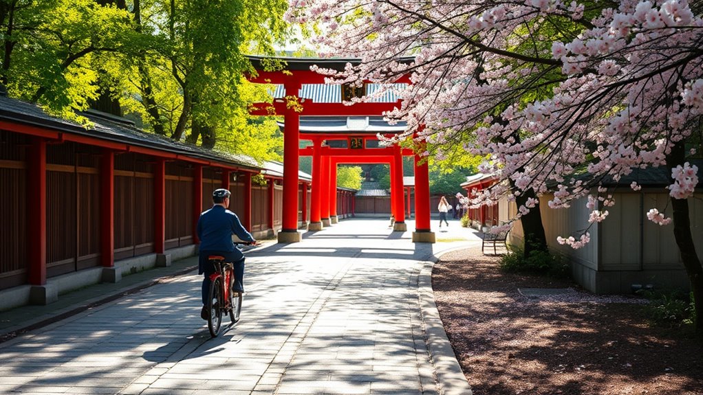 respectful cycling in kyoto