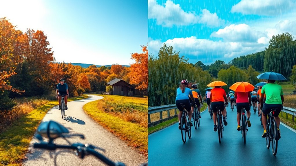 riding styles influenced by weather