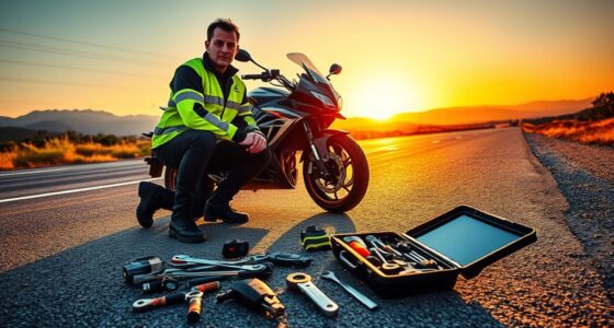 roadside emergency motorcycle tips