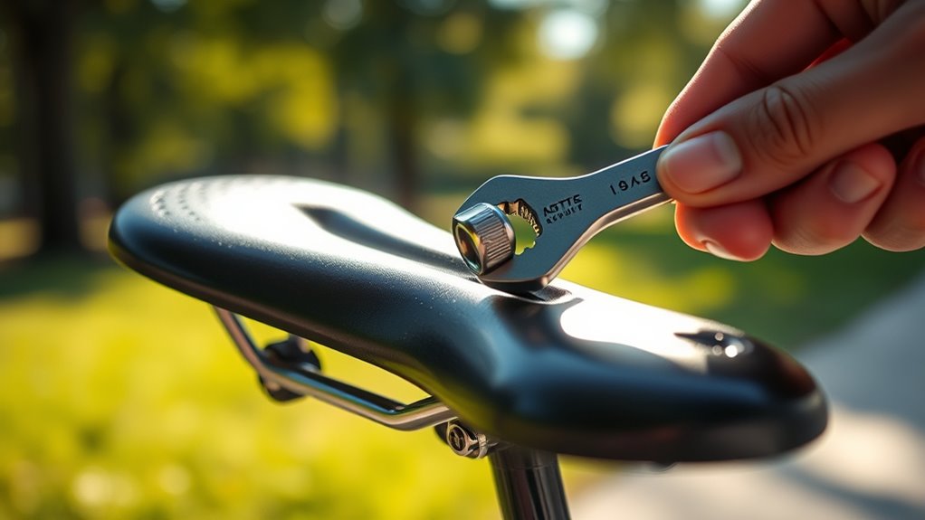 saddle angle adjustment guide