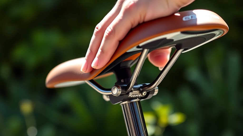 saddle angle adjustment technique