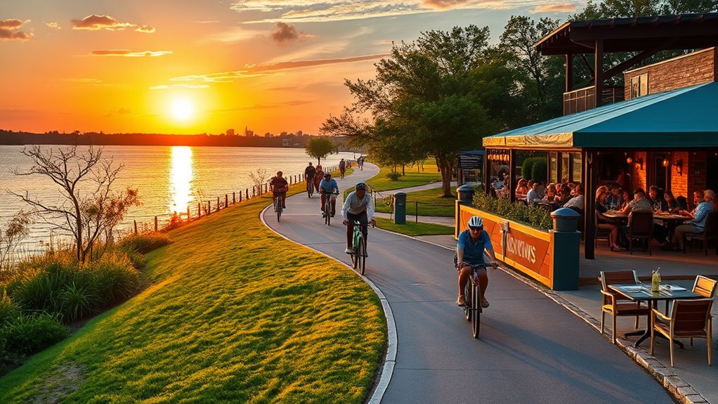 scenic lakefront dining options