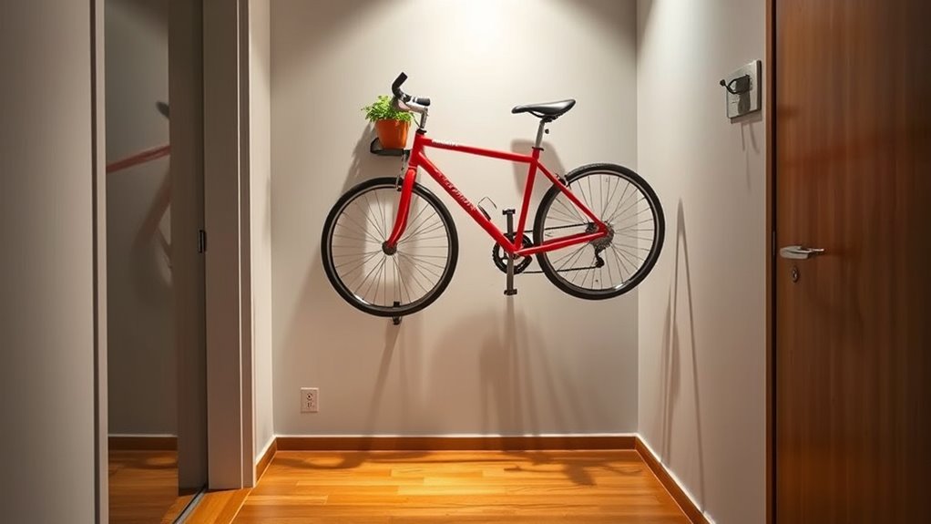 space saving bike racks