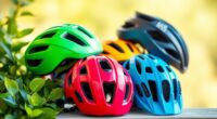 stylish and safe bike helmets