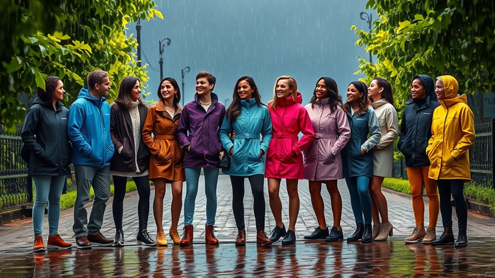 stylish waterproof jackets collection
