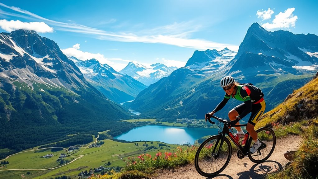 swiss alps cycling adventure