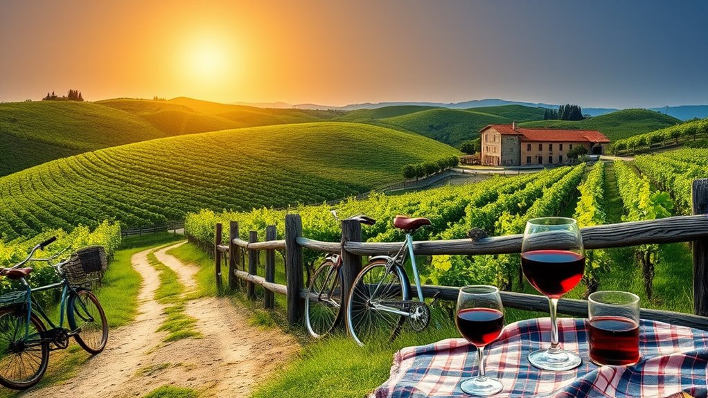 wine and cycling adventure