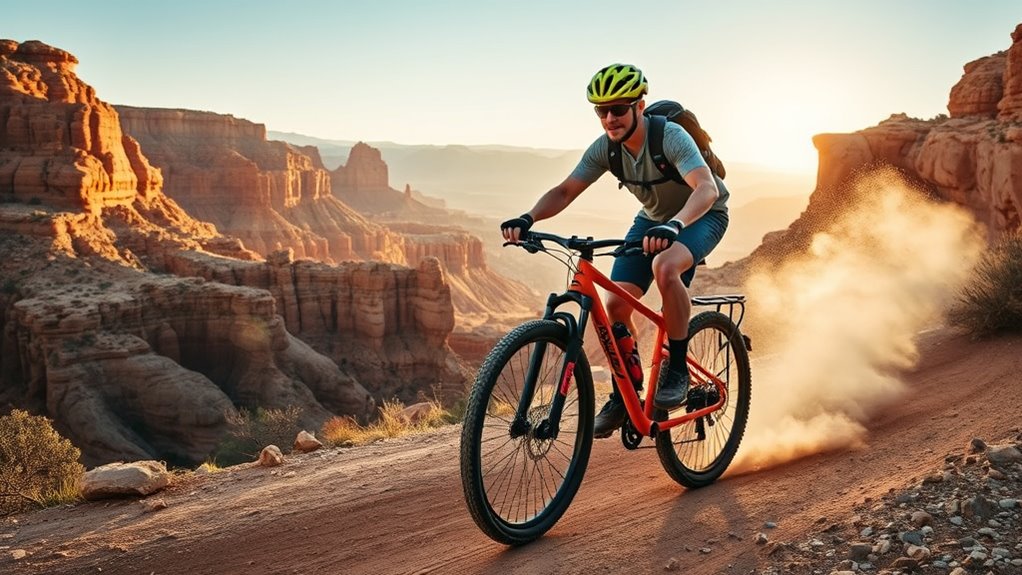 adaptive cycling conquers trail
