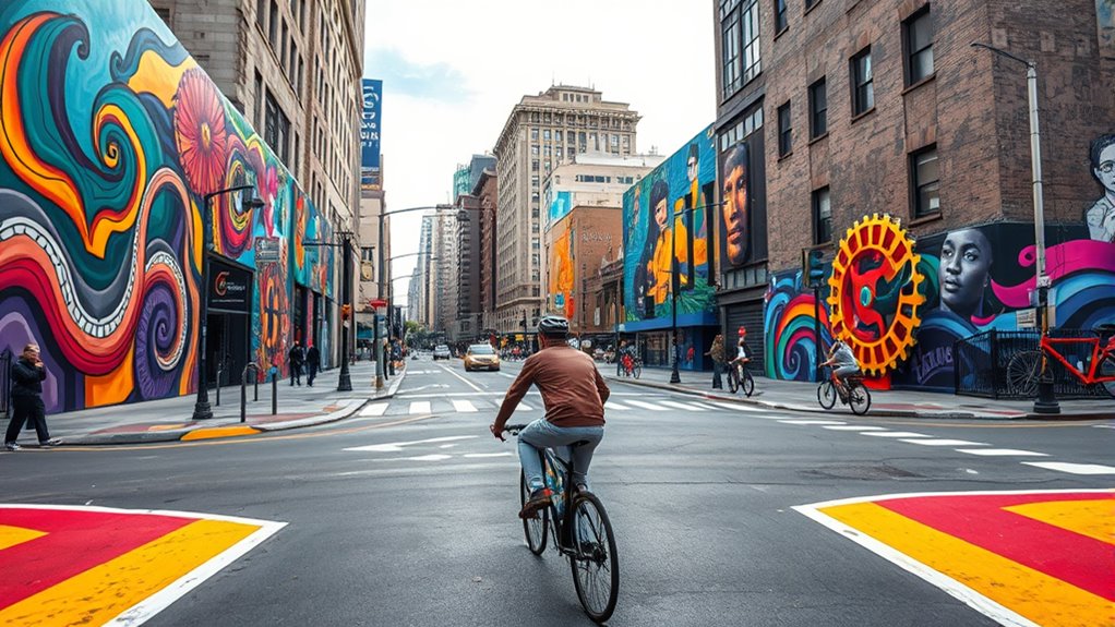 art boosts safety and visibility