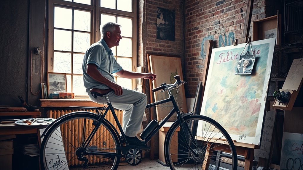 artists inspired by cycling