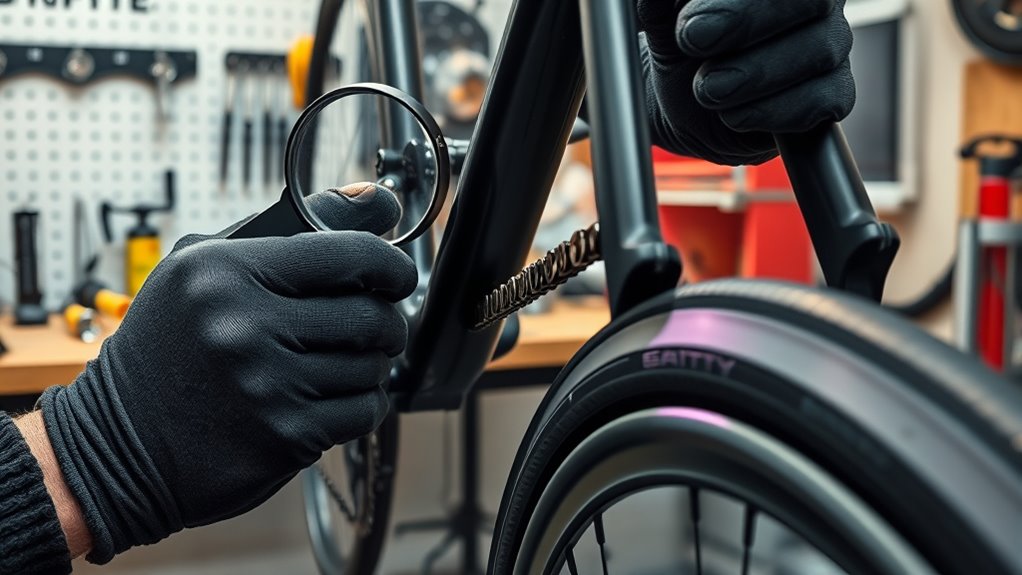 bike inspection for damage