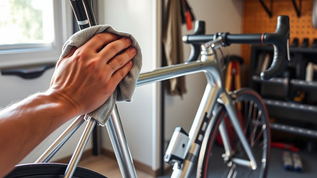 bike maintenance and cleaning