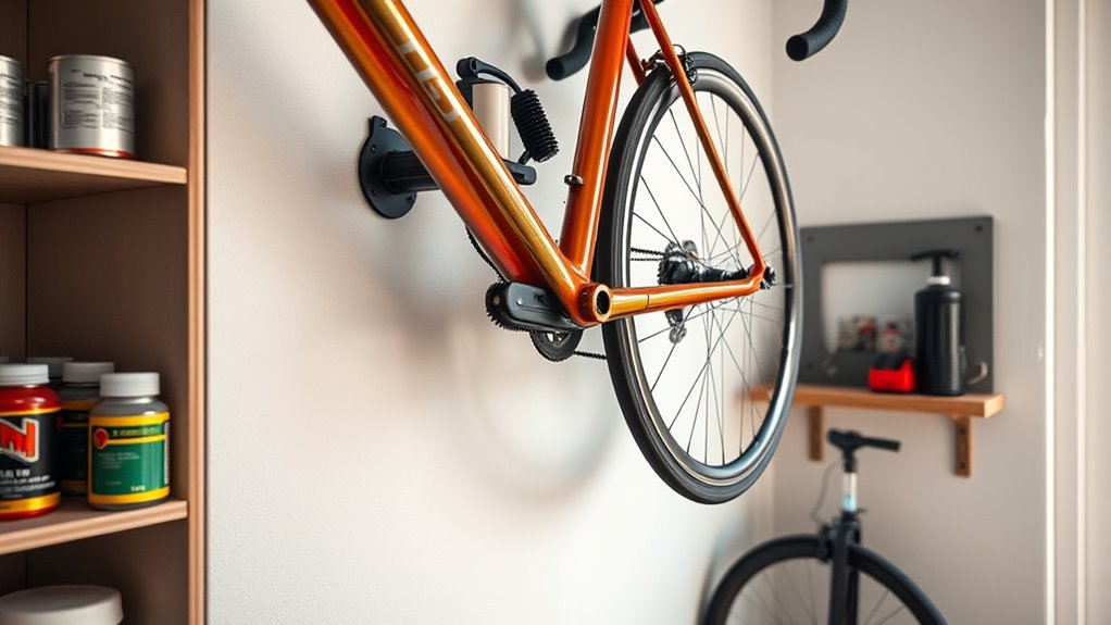 bike storage and maintenance